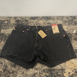 Levi 501 High Rise Shorts Size 30